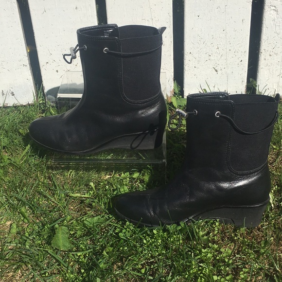 Black Booties TARYN ROSE - Picture 8 of 12